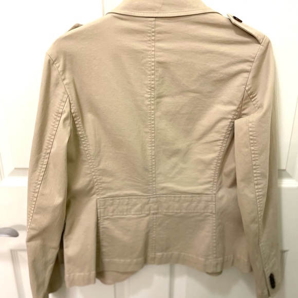 Perfect Fall Talbots Khaki Color Jacket/Blazer Size 6 - Picture 6 of 7
